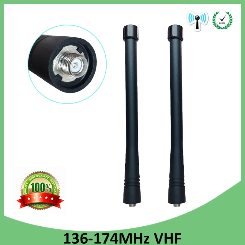 Антенна sma uhf Для рации 136 174 МГц антенна для motorola one e398 g6 razr v3i e5 p30 тактическая baofeng 5r