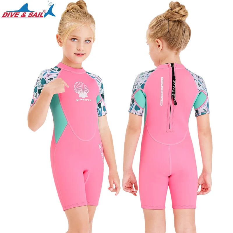2.5mm Neoprene Scuba Dive Wetsuit For girl Spearfishing Wet Suit Surf Diving Equipment one piece Suits Spear Fishing | Спорт и