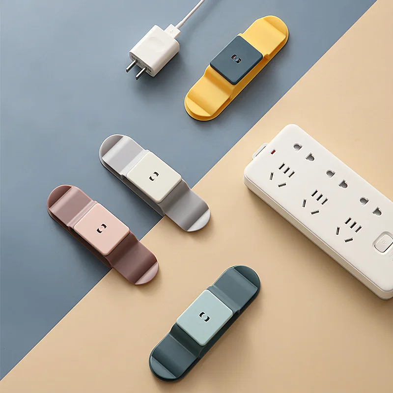 Wall Coverings The Wall Plug Board Socket Holder Self Adhesive Folding Socket Kitchen Appliance Wire Plug Power Cord Tool
