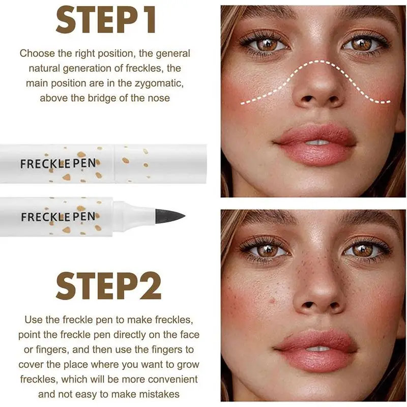 

Simulation Freckles Pen Waterproof Concealer Pencil Long Lasting Brown Dark Beauty Makeup Face Brown Soft O6Y7