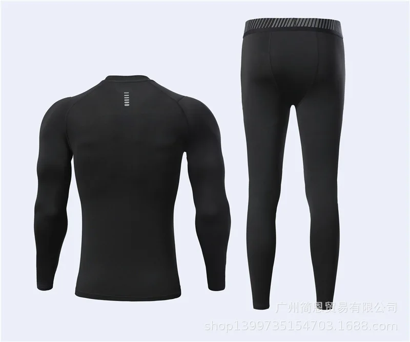 

sports breathable sweat absorption super soft long sleeve football training fitness competition children's adult tights