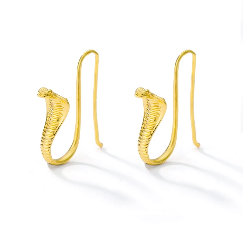 Женские серьги-подвески в виде змеи из нержавеющей стали | Украшения и аксессуары