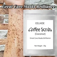 30g coffee scrub exfoliating deep cleansing skin hydrating moisturizing whitening body care body scrub facial scrub