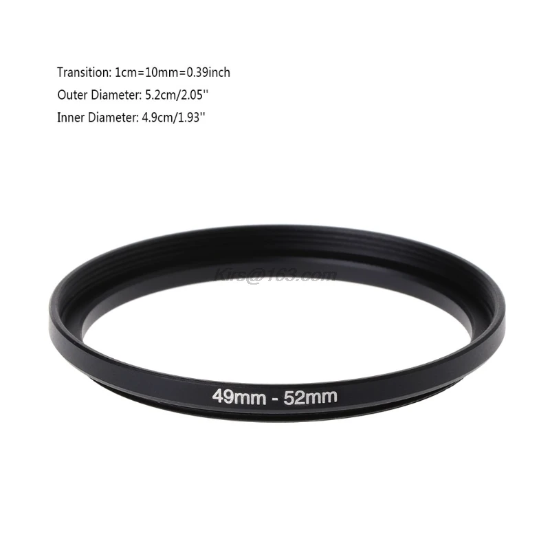 49mm To 52mm Metal Step Up Rings Lens Adapter Filter Camera Tool Accessories New | Электроника