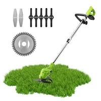 cordless grass trimmer brush cutter wireless grass trimmer lawn mower garden tools for weed wacking with 21v lithium ion battery