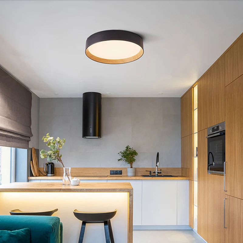 Lámpara de techo LED de diseño moderno, para dormitorio, corto nórdico, España, para sala de estar