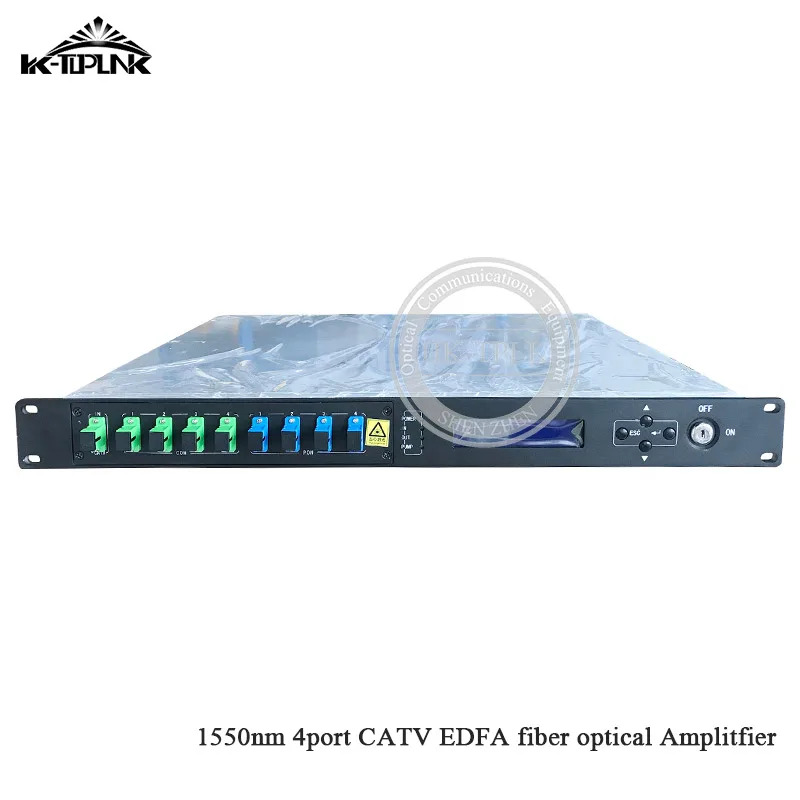 Оптоволоконный усилитель мощности CATV EDFA без WDM 1550 нм 1U/ 80 Вт 4 порта х 16 дБм SC/APC SC/UPC |