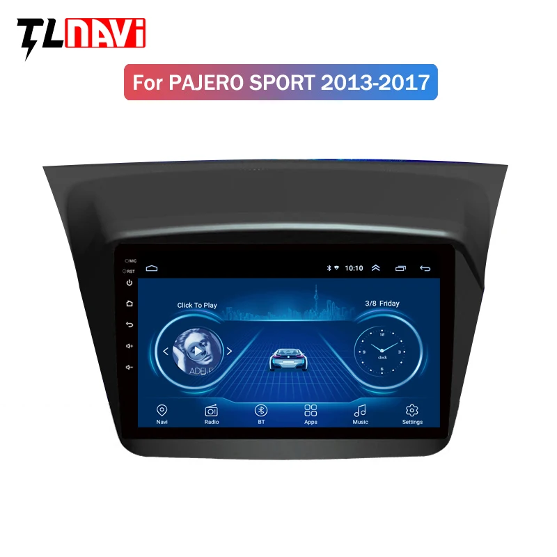 Автомобильный мультимедийный плеер " Android 8,1 Автомобильный gps радио для MITSUBISHI PAJERO Sport/L200/2006+ Triton/2008+ PAJERO 2010