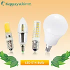 Светодиодная лампа Kaguyahime E14, 3 Вт, 6 Вт, 12 Вт, светодиодная лампа E14, светильник лампа переменного тока 220 В, светодиодная точечная лампа, настольная лампа-Свеча для дома