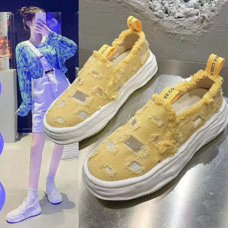 

New Breathable High Top Fashion Outdoor Casual Walking Shoes Sneakers Women Zapatos De Mujer Colorful Chunky Sneakers