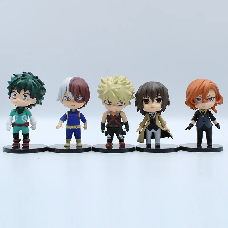 

boku no hero academia Midoriya Izuku Action Figure 10cm deku my hero academy bakugou katsuki Todoroki pvc Model anime figure toy