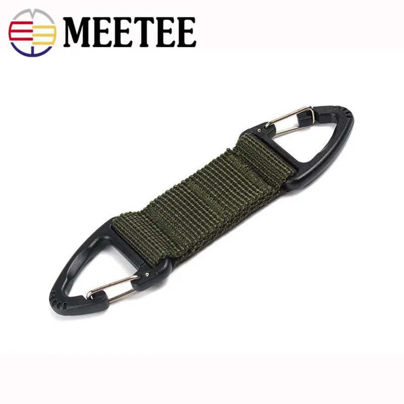 5pcs Multi-function Nylon ribbon double-headed hanging buckle Outdoor Tactical Bag Connecting Buckle Backpack Accessory ZK586 | Дом и сад