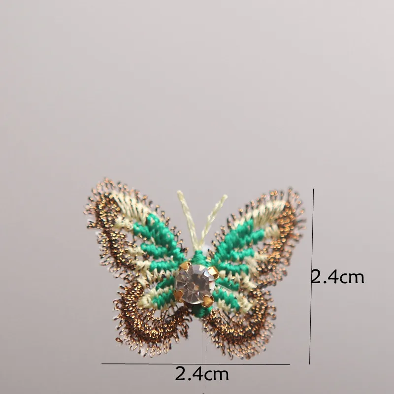 4 шт./компл. 3D стереоскопические нашивки-бабочки кружевная ткань фотоаксессуары