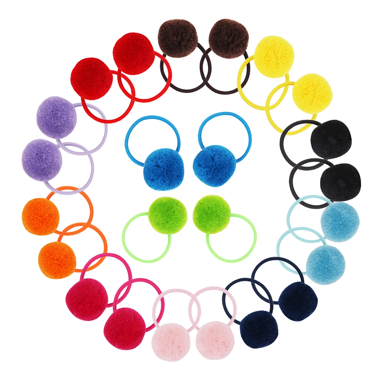 

Candygirl 12Pcs/Lot Mini Bow Hair Ties Candy Color Hair Rope Grosgrain Ribbon Bows With Elastic Hair Bands Kids Hair Accessories