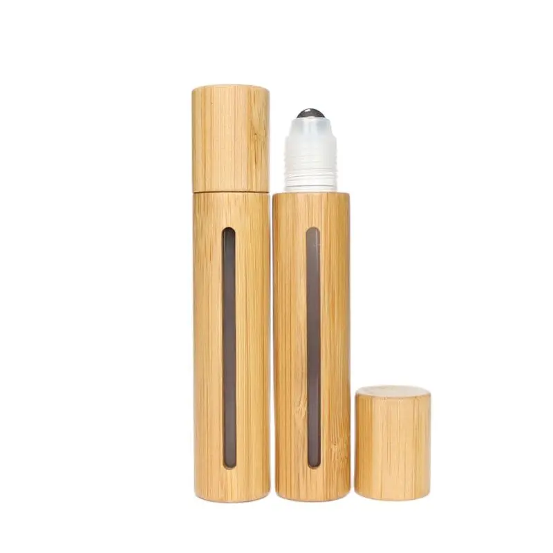 Бамбуковые флаконы для эфирного масла 15 мл Пустые контейнеры косметики