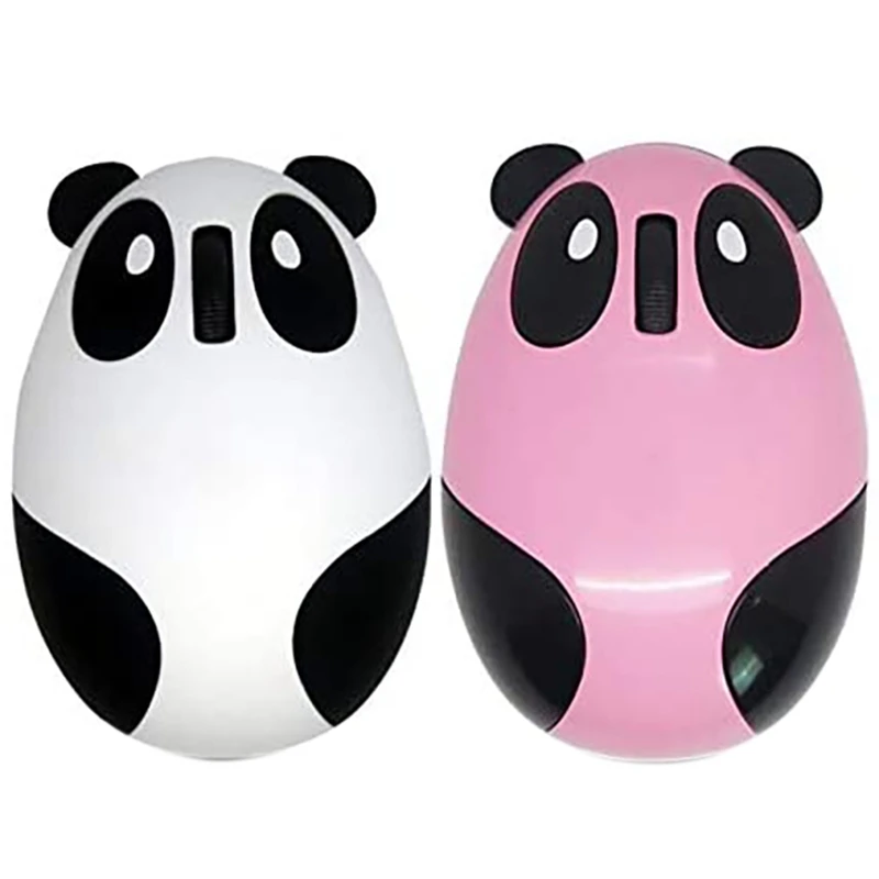 

Mute Optical Mouse 2.4Ghz Wireless Charging Mouse, Cartoon Cute Panda Mouse Office Home Computer Accessories