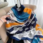 Шарф-Бандана женский из 2021 хлопка, на осеньзиму