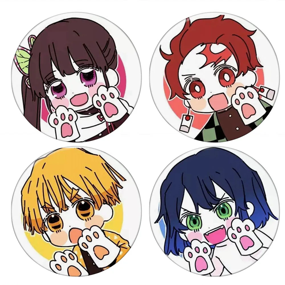 Kawaii значок аниме Demon Slayer: Kimetsu no Yaiba Kamado Tanjirou булавка для персонажа |