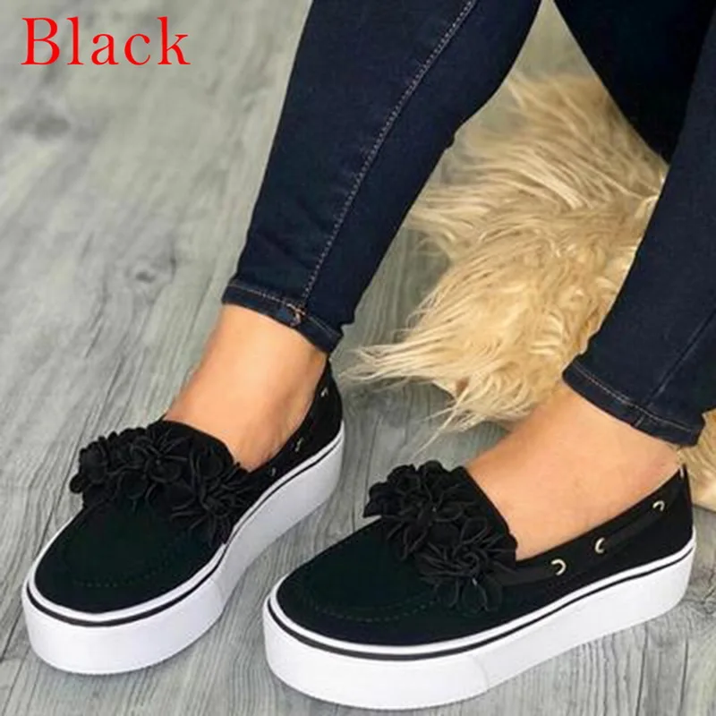 black-2 MoneRffi; сезон лето-осень; повседневные женские кроссовки; модная женская дышащая обувь на плоской подошве с бантом; парусиновые Лоферы без застежки; женская обувь - Цвет: black-2