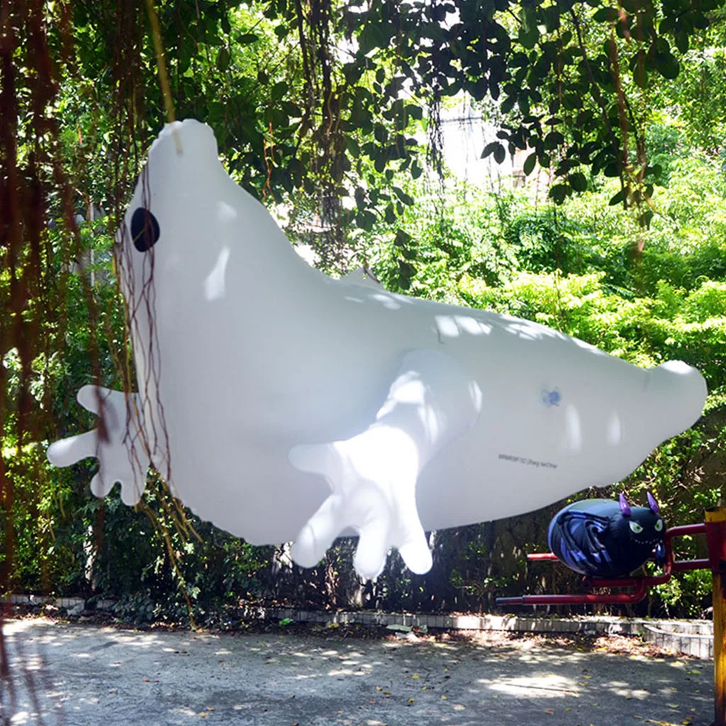 ПВХ надувные анимационные шар Хэллоуин привидение паук толстый открытый двор