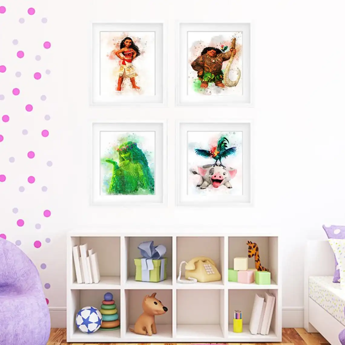 

Moana Prints - Moana Maui Pua Hei Hei TeFiti PRINTABLE ART Moana Poster Moana Print Nursery Wall Decor Party Moana Disney Print