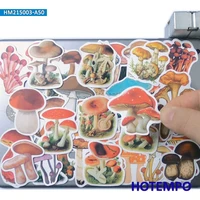 50pcs cute mushroom graffiti funny fungus agaric art sketch scrapbook phone laptop stickers for kids toys diary notebook sticker