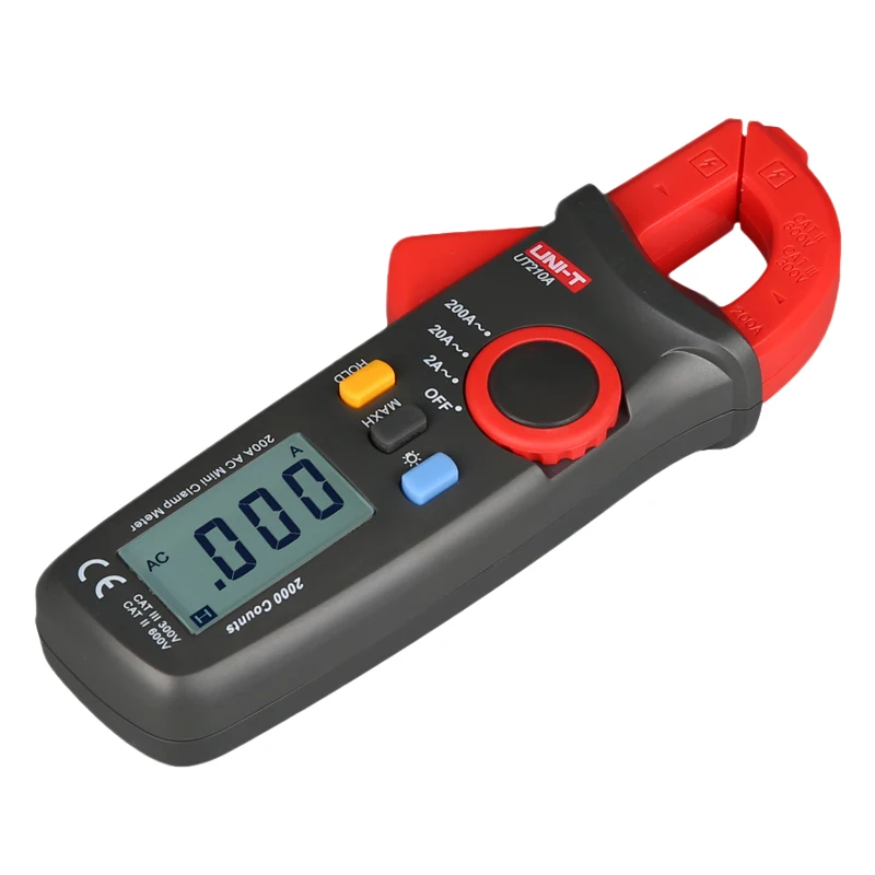 UNI-T Digital Current Clamp Meter 2000 Count Mini DC Auto Range Ammeter Multimeter Electrician Tool | Инструменты