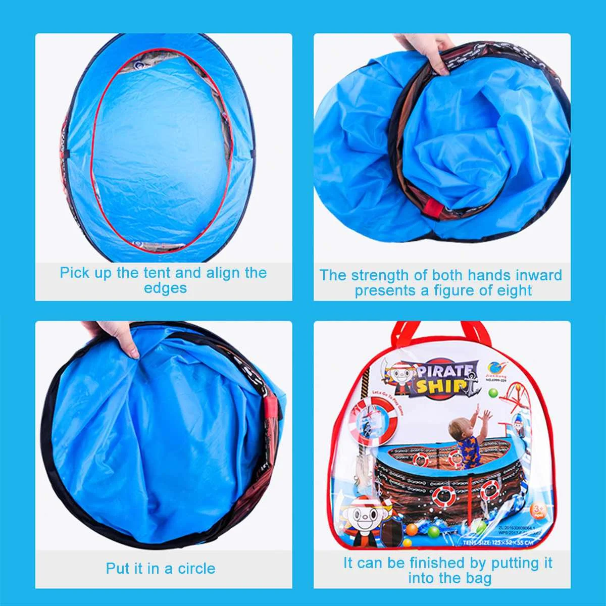 

Baby Playpen Game Portable Children Outdoor Indoor Ball Pool Play Tent Kids Safe Foldable Playpens Games Pool Of Balls For Kids