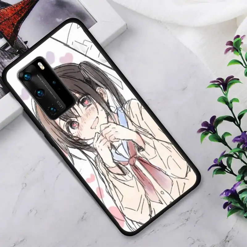 

Anime girl Phone Case For Huawei P9 P10 P20 P30 P40 Novi Lite Pro Smart Fundas Cover