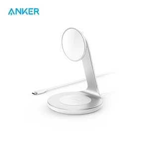anker wireless charger powerwave magnetic 2 in 1 stand with 4 ft usb c cable wireless charging station for iphone 1212 pro free global shipping