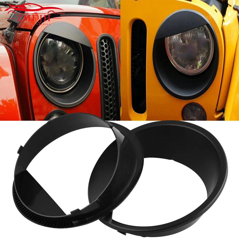" передний светильник, головной светильник, Angry Bird style, накладка ABS для Jeep Wrangler JK JKU 2007-, спортивный/Sahara Freedom, автомобильный аксессуар