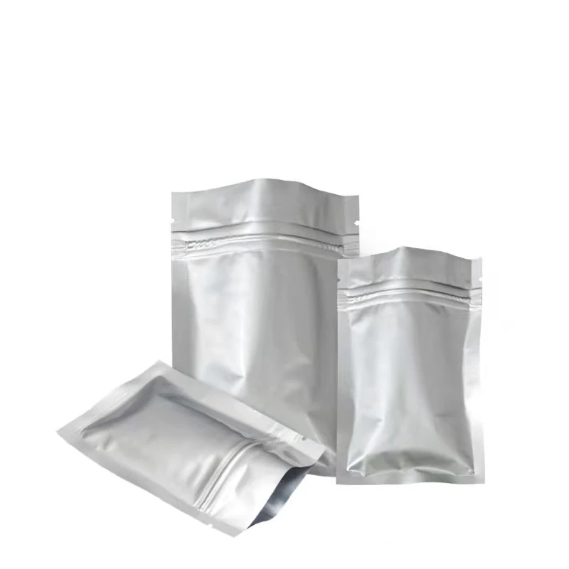 

100pcs/Lot Resealable Tea Packaging Ziplock Foil Bags Self Sealing Storage Pouches for Grains Nuts Bean Packing Bag