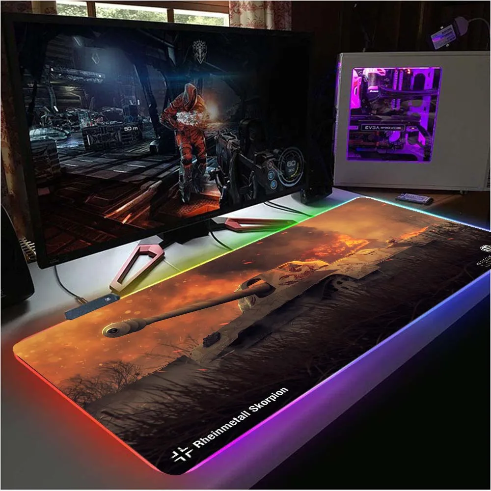 Крутые коврики для мыши Mairuige World of Tanks RGB, игровой коврик для клавиатуры XXL/XL/L/S, аксессуары для дома, коврик для игровой мыши CSGO DOTA2 LOL