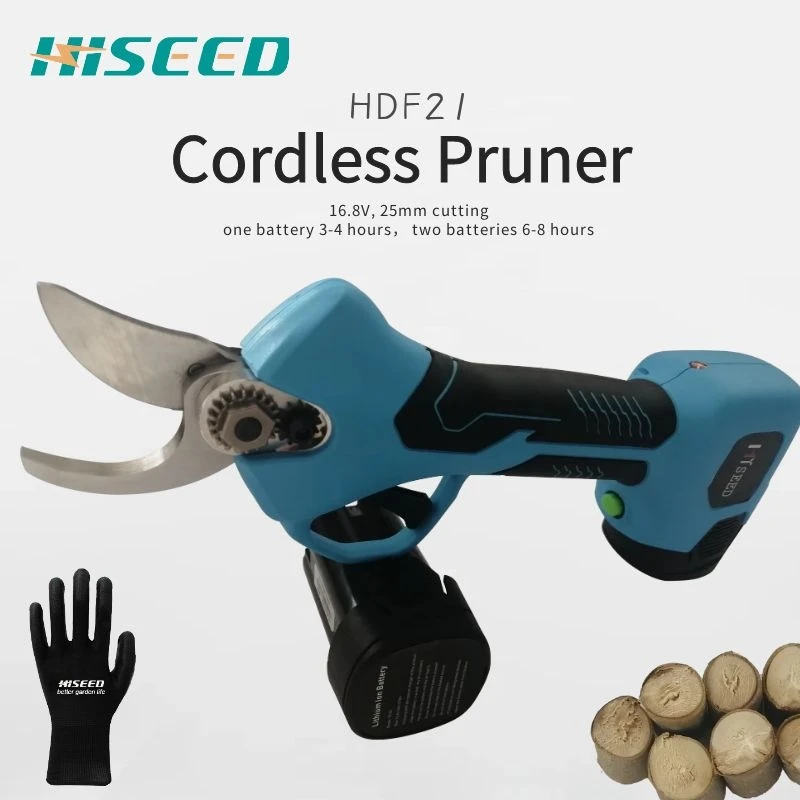 HF21 с фокусным расстоянием 25 мм Электрический секатор Перезаряжаемые садовые