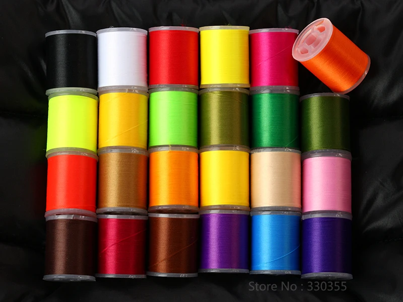 Фото Нити для вязания мушек 150 Denier 24 цвета катушки материалы приманки | Спорт и