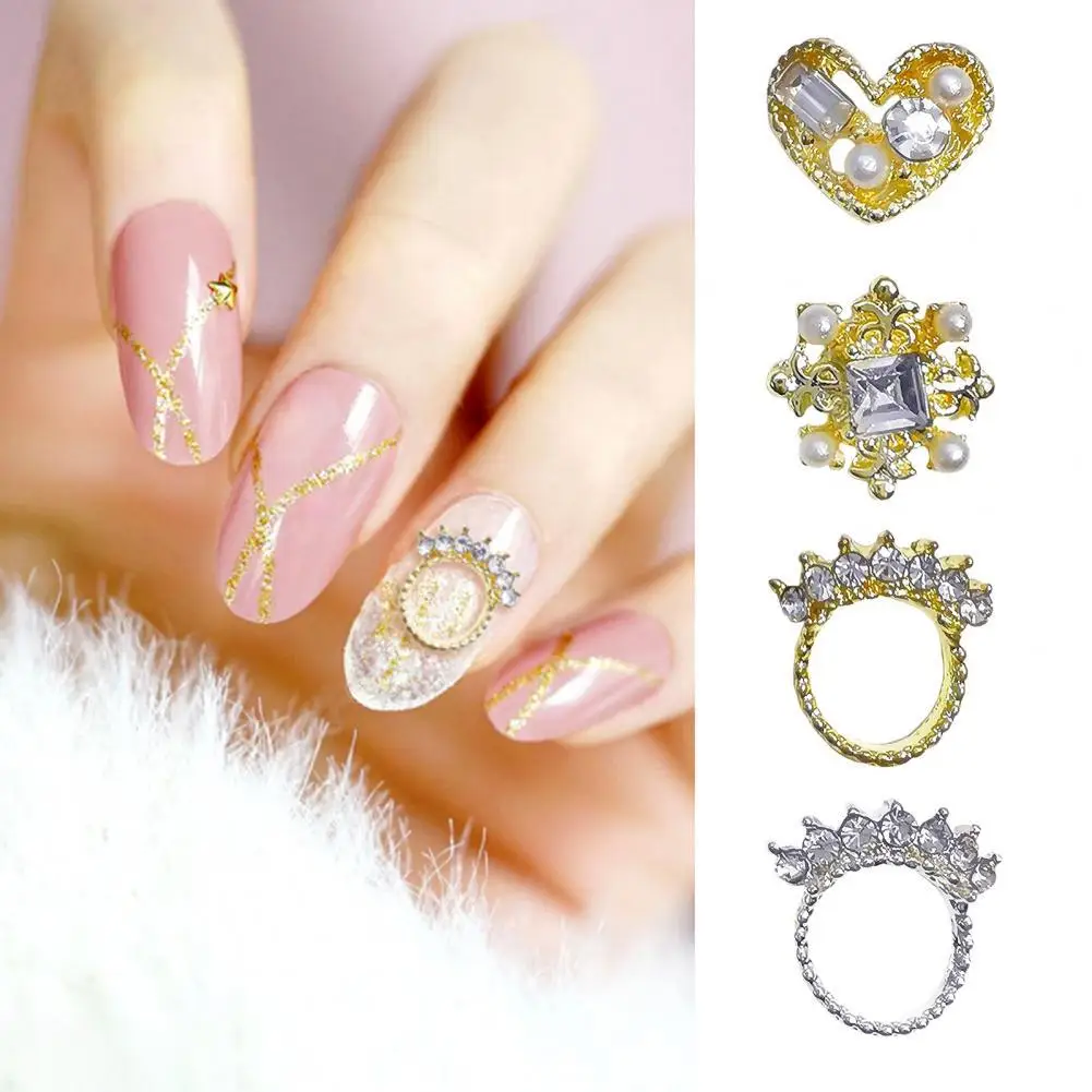 

10Pcs/Bag Nail Rhinestones Creative DIY Design Accessories 3D Nail Art Decorations for Nail Design Nail Art Decorations