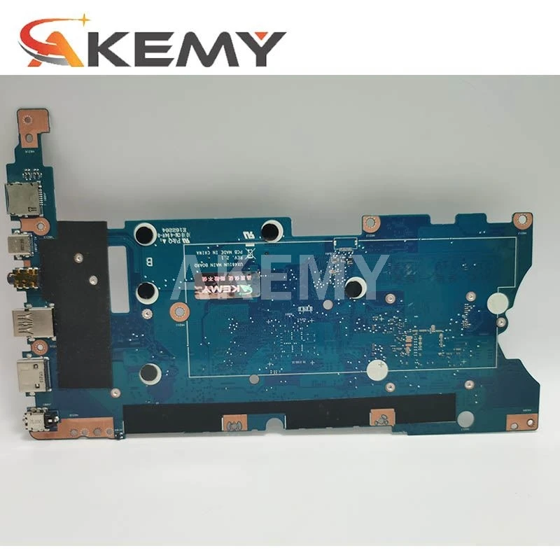 Verkaufen Akemy UX461UA Motherboard Mainboard REV 2,1 Für ASUS UX461UN UX461 UX461U UX461UA Motherboard W/ I5-8250 CPU 4GB RAM