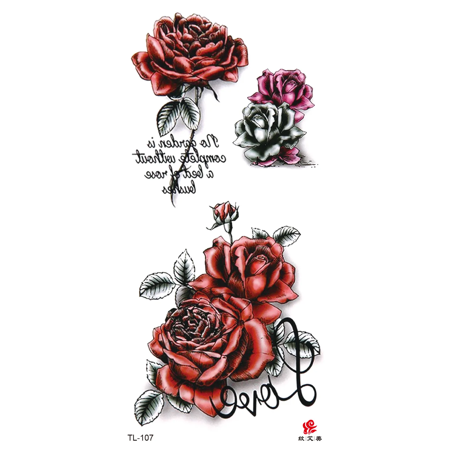 

Tattoo Sticker Flowers Butterfly Fox Temporary Sleeve Tattoo Waterproof Sexy Body Art Fashion