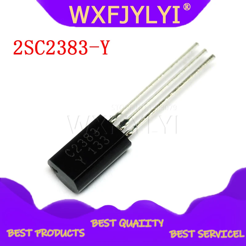 Транзисторы 2SC2383-Y TO-92, 2SC2383, TO92, C2383, NPN, новые и оригинальные, 50 шт.