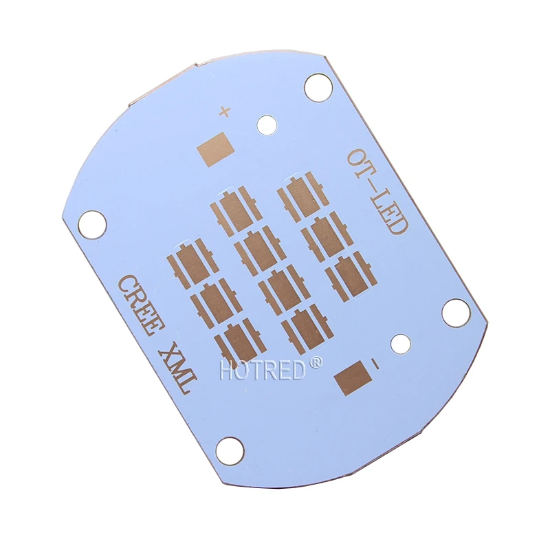 Лампа база красная медная печатная плата для DIY CREE XML XML2 XHP50 5050 серия светодиодный бисер радиатор теплоизоляция УФ 50 Вт-100 Вт