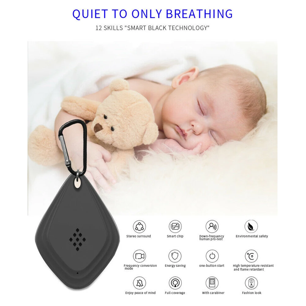 Гибкий ультразвуковой отпугиватель от блох портативный легкий Отпугиватель