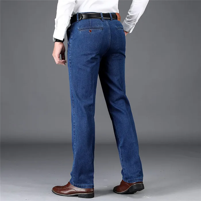Мужские прямые джинсы большие размеры весна-осень | Мужская одежда