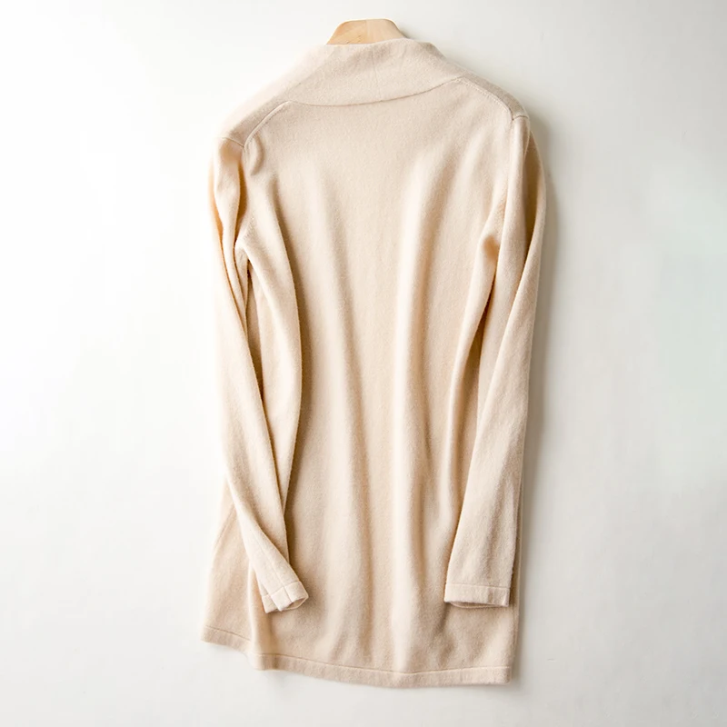 

2021 Spring Winter/ Autumn New Fashion Cashmere Cardigan Women's Long Sleeve Knitted Jacket Coat S-XXL Sweater Standard