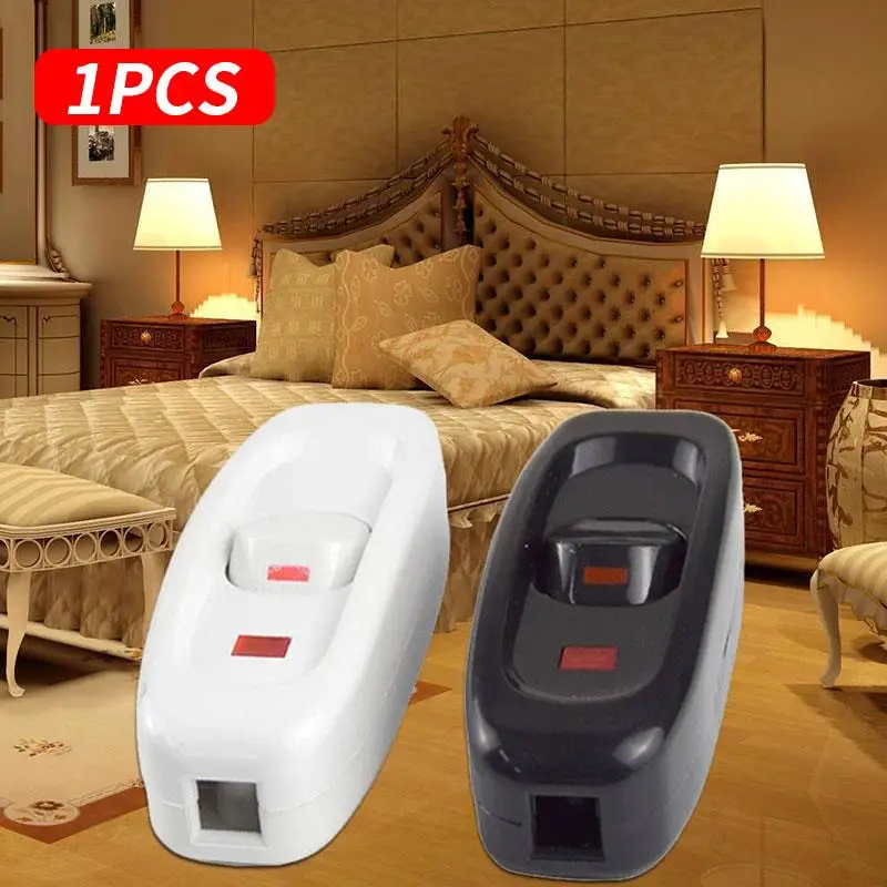 

Cord Cable Switch Inline ON/OFF 10A Power Switch Bed Light Home Decor Controll Durable Cable Switch Electric Lamp Delicate