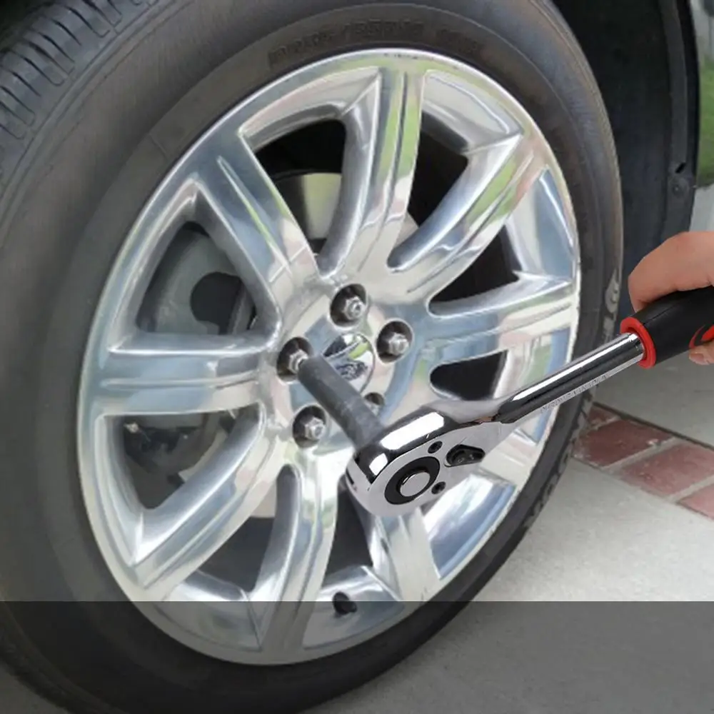 

1/4 3/8 1/2 Inch Ratchet Wrench for Repair Factory/4S shop 24 Tooth Drive Ratchet Socket Wrench Tool Multi-funtion DIY Hand Tool