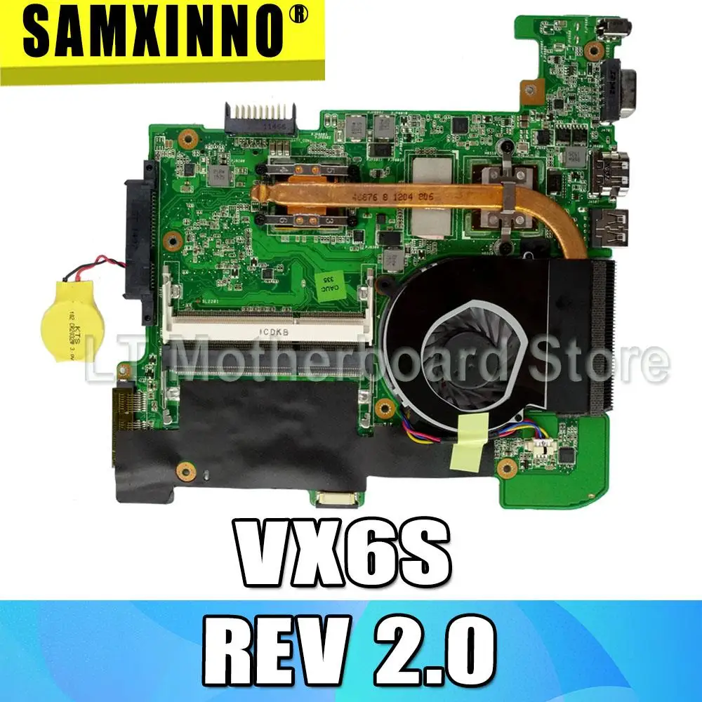 Оригинальная для For Asus VX6S REV2.0 системная материнская плата ноутбука