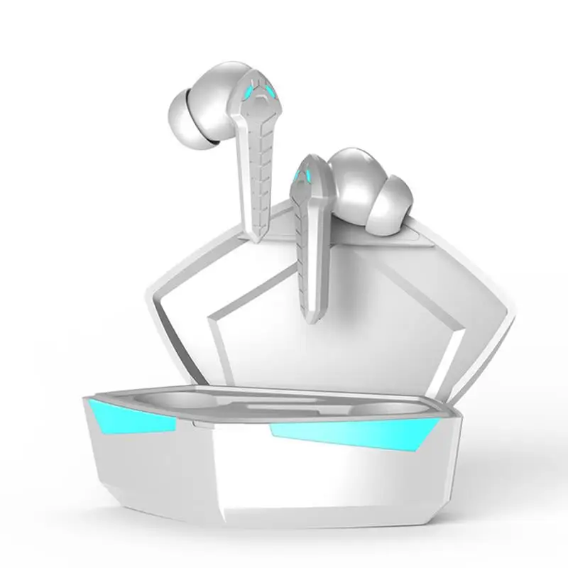 

Беспроводные наушники-вкладыши 5,1 Bluetooth, двусторонние стереонаушники с низкой задержкой, Спортивная гарнитура со встроенным микрофоном для...