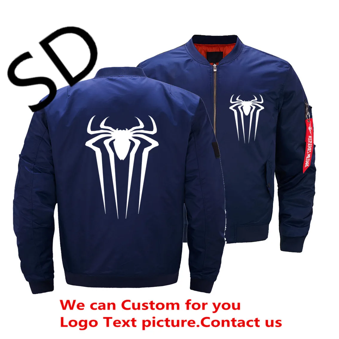 Новинка 2018 мужская куртка горячая распродажа Человек-паук весна-осень теплая