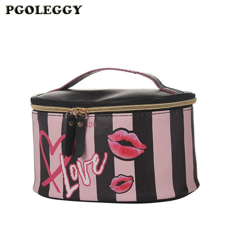 Женский вместительный органайзер для туалетных принадлежностей с милым