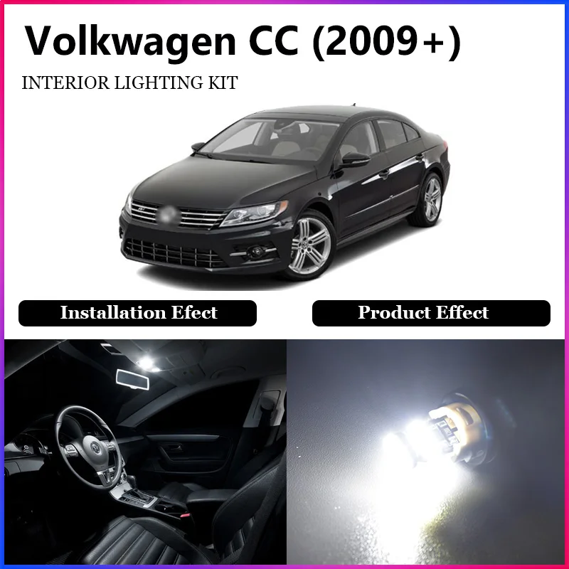 

ShinMan 11x LED CAR Light Car LED Interior Car lighting For Volkswagen CC 2013-2015 LED Interior Light kit Car Reading lights